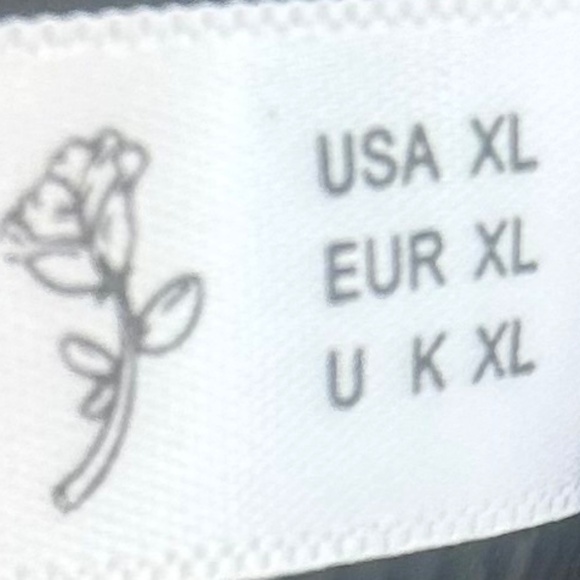 NWT EG. Chris. G  Black Faux Leather Mini Skirt Size XL - Picture 4 of 5